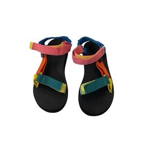 Kids Teva Original Universal Sandals Size 6 Rainbow  Outdoor Hiking Water Shoes
